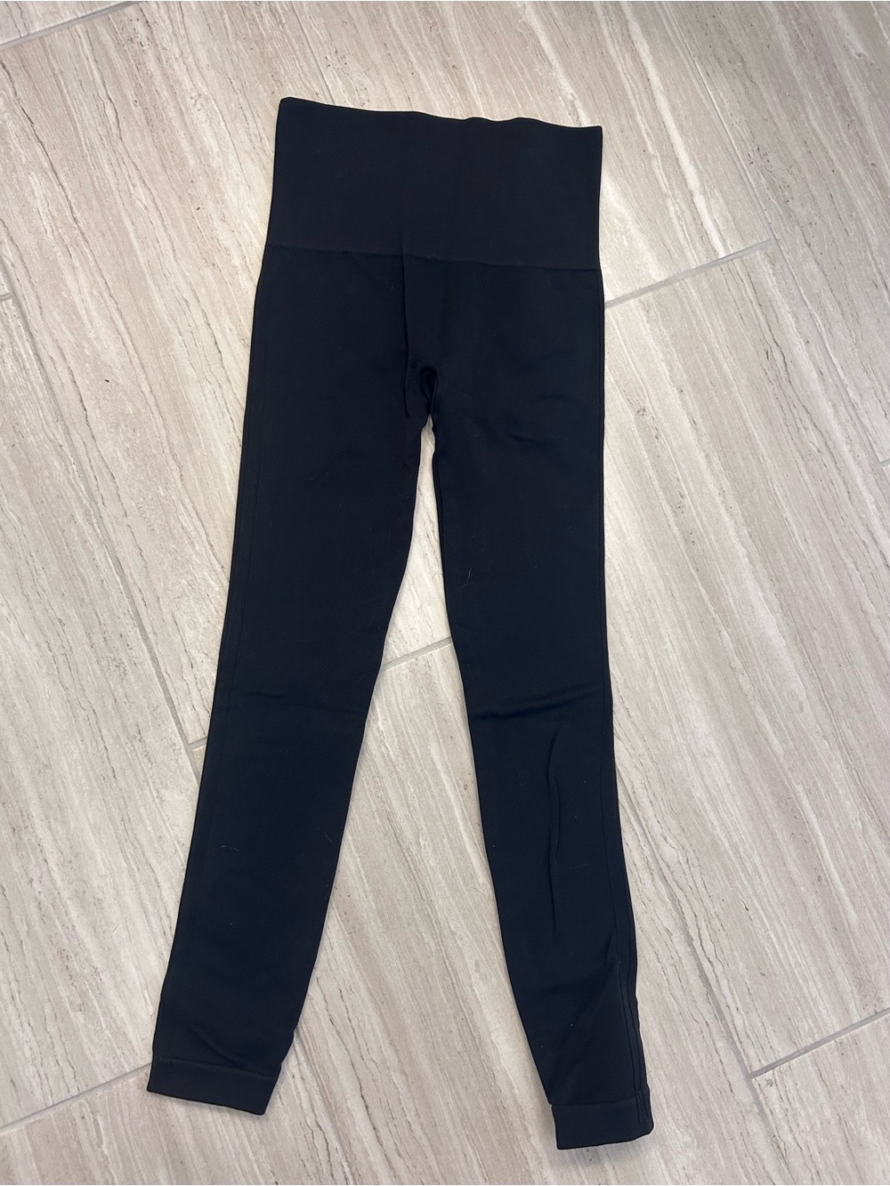 SPANX Black Kids High-Waist Performance Leggings